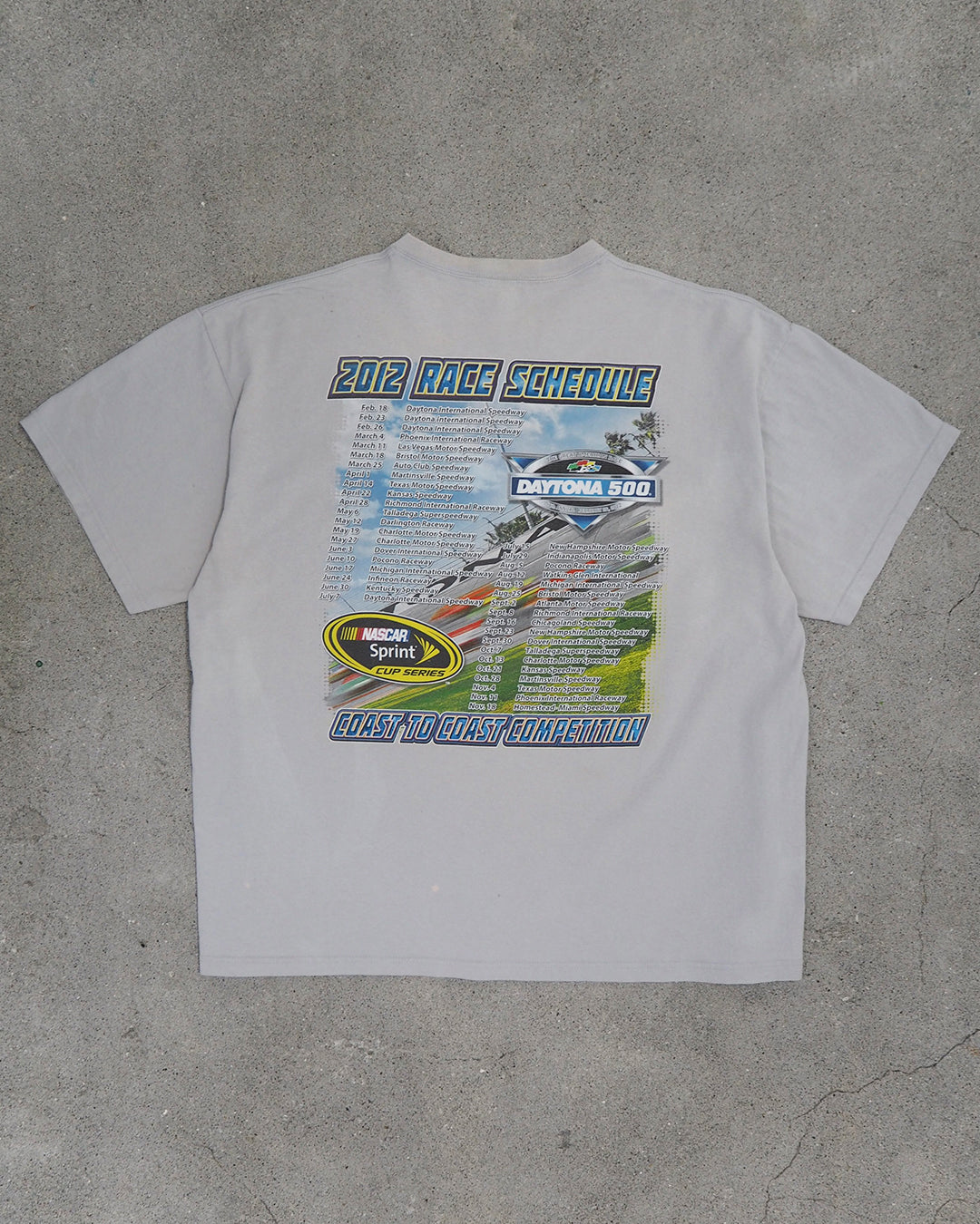 USED MACHINE COLLECTION DAYTONA500 T-SHIRT