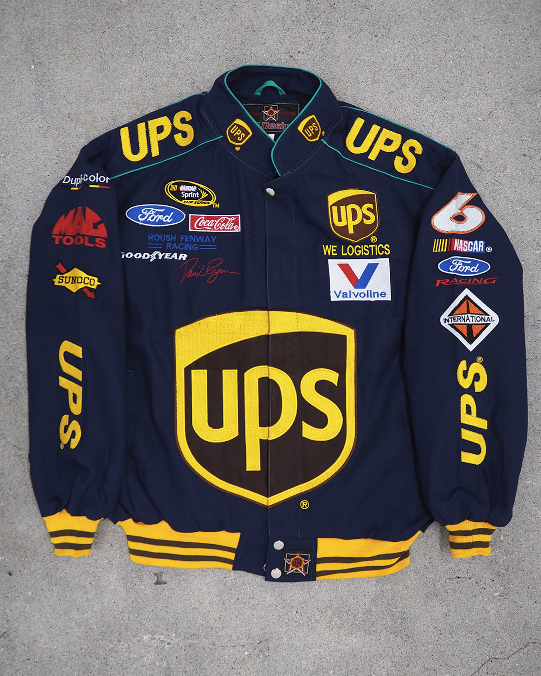 USED MACHINE COLLECTION JEFF HAMILTON NASCA "ups" JACKET