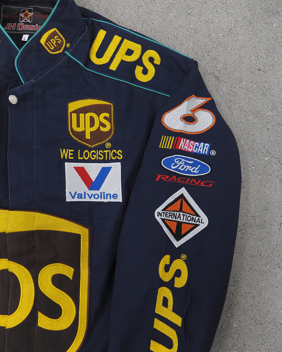 USED MACHINE COLLECTION JEFF HAMILTON NASCA "ups" JACKET