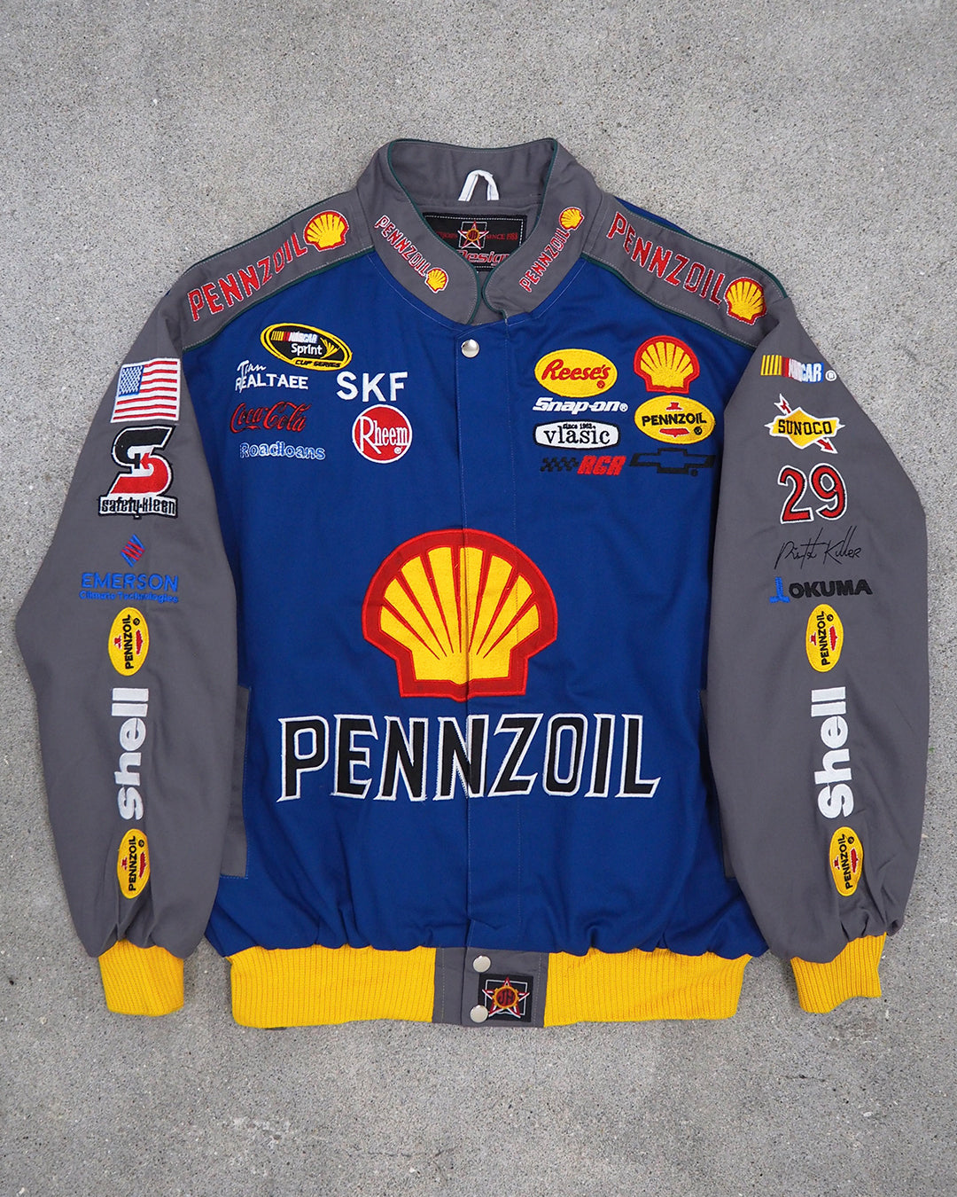 USED MACHINE COLLECTION JEFF HAMILTON NASCA "PENNZOIL" JACKET