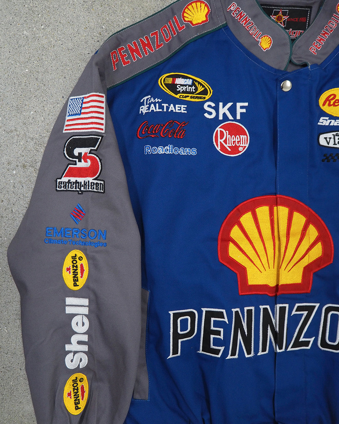 USED MACHINE COLLECTION JEFF HAMILTON NASCA "PENNZOIL" JACKET