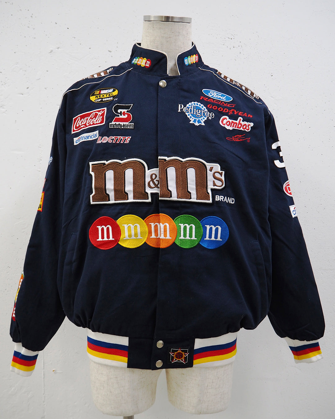 USED MACHINE COLLECTION JEFF HAMILTON NASCA "m&m's" JACKET