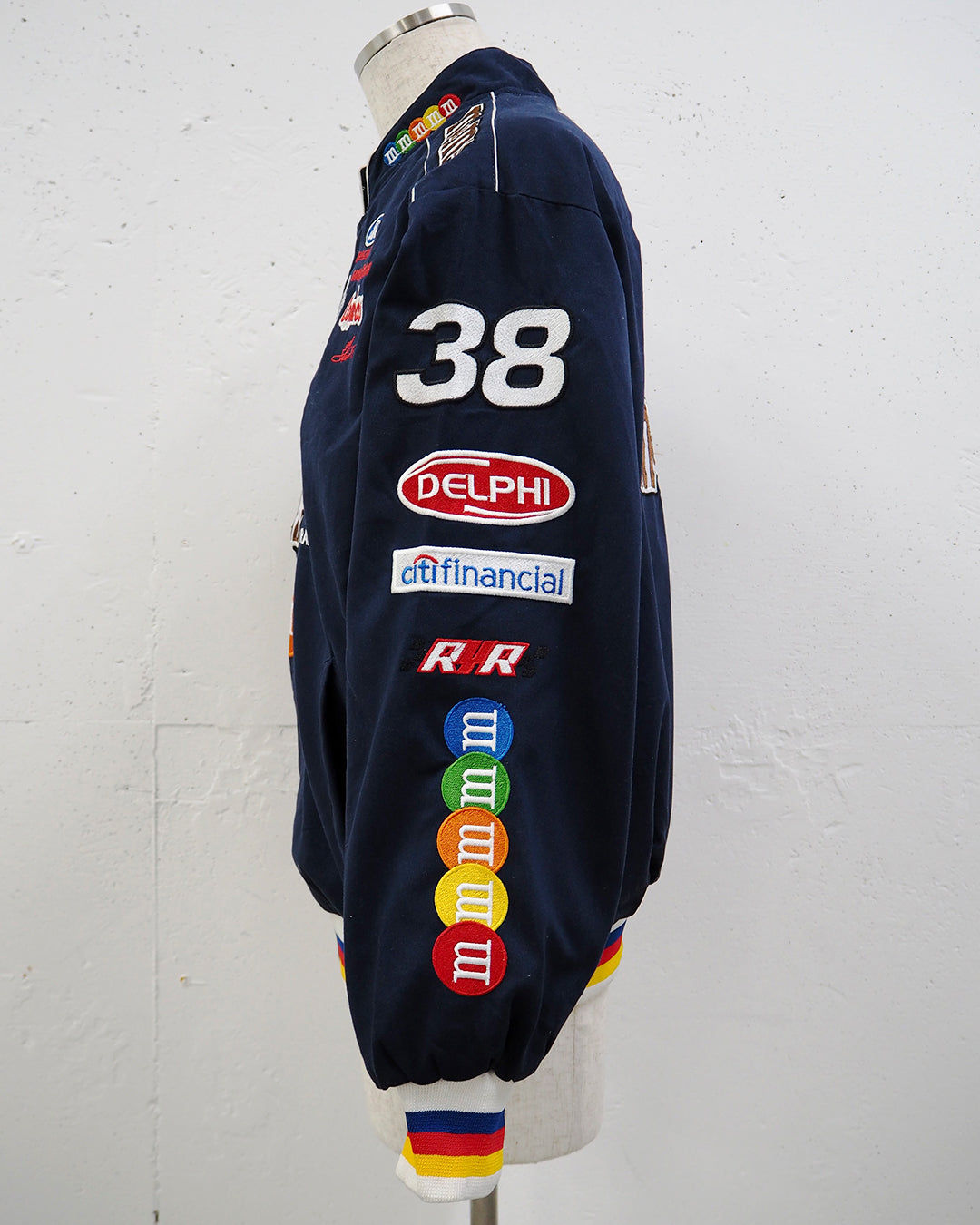 USED MACHINE COLLECTION JEFF HAMILTON NASCA "m&m's" JACKET