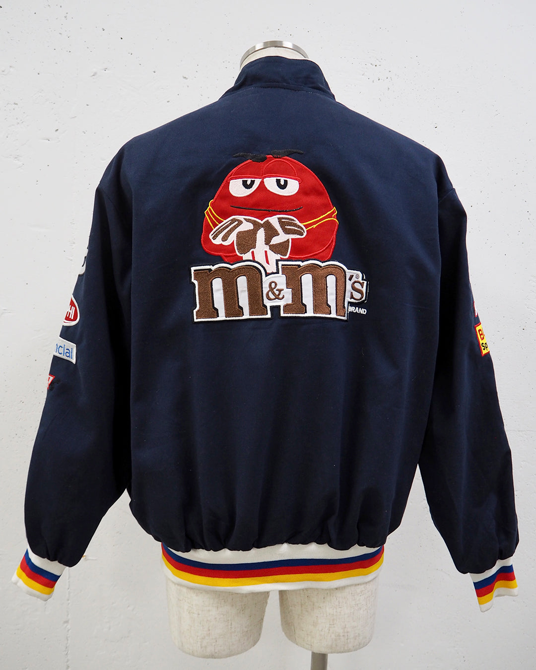 USED MACHINE COLLECTION JEFF HAMILTON NASCA "m&m's" JACKET