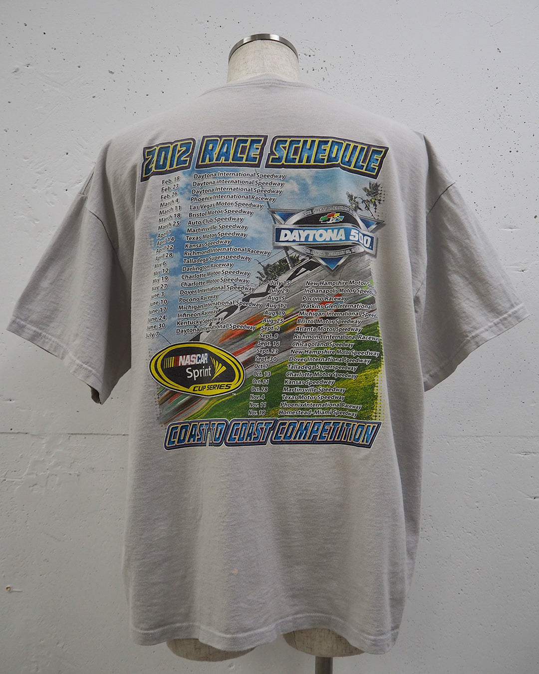 USED MACHINE COLLECTION DAYTONA500 T-SHIRT