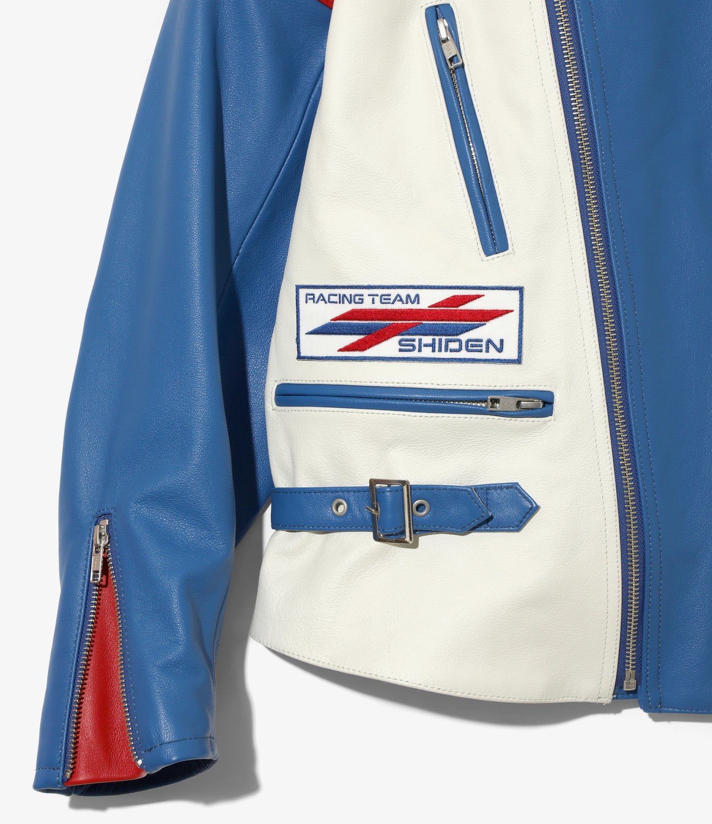 SHIDEN FW2025  MOTORCYCLE JACKET COWHIDE LEATHER