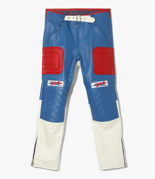 SHIDEN FW2025  MOTORCYCLE PANT COWHIDE LEATHER