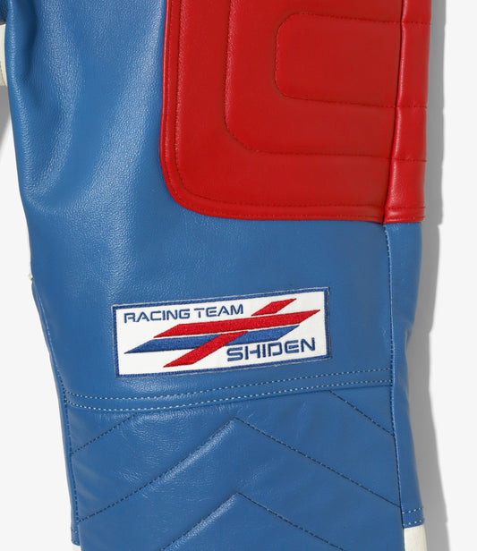 SHIDEN FW2025  MOTORCYCLE PANT COWHIDE LEATHER