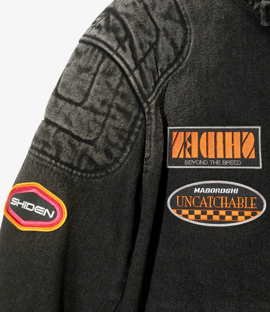 SHIDEN FW2025  MOTORCYCLE JACKET 13oz DENIM