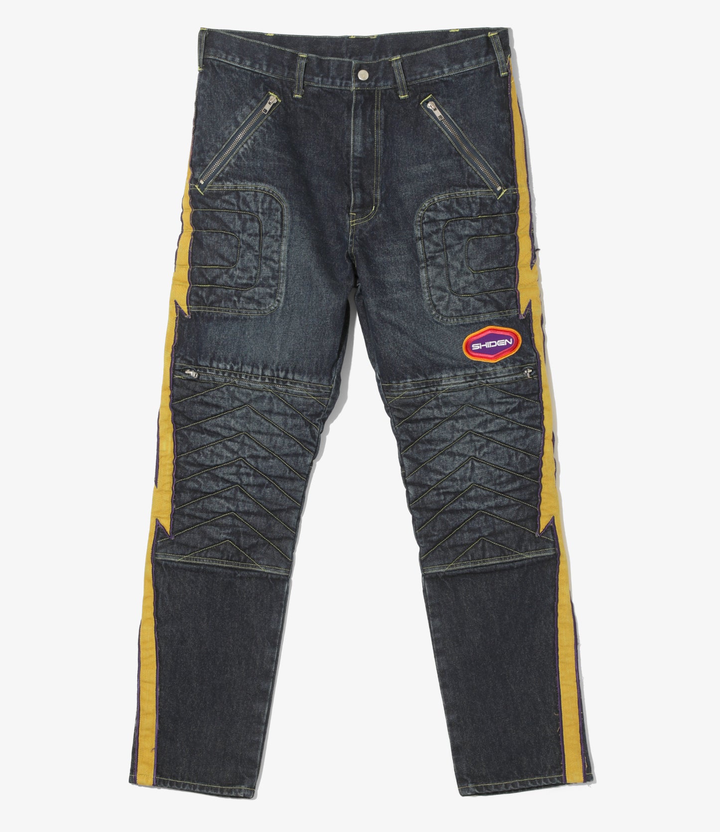 SHIDEN FW2025 MOTORCYCLE PANT 13oz DENIM