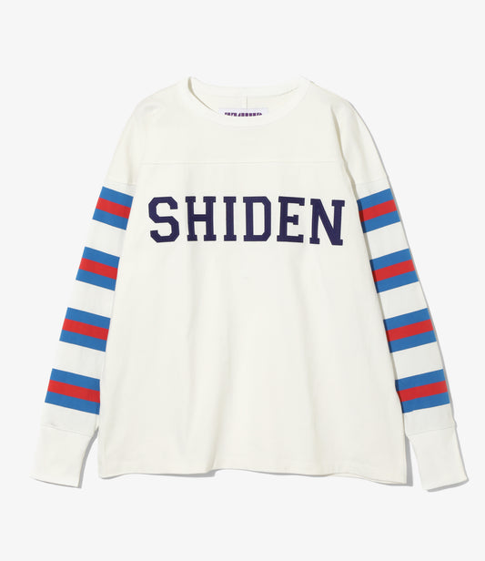 SHIDEN FW2025  FOOTBALL TEE COTTON JERSEY