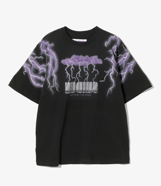 SHIDEN FW2025  S/S TEE LIGHTNING