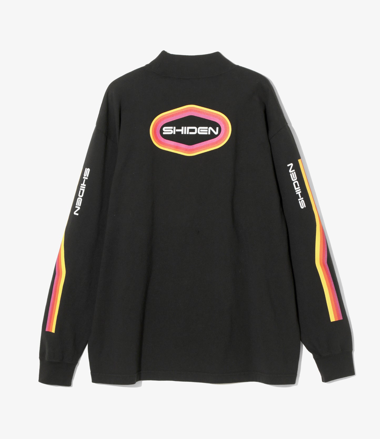 SHIDEN FW2025  L/S MOCK NECK TEE DECAL