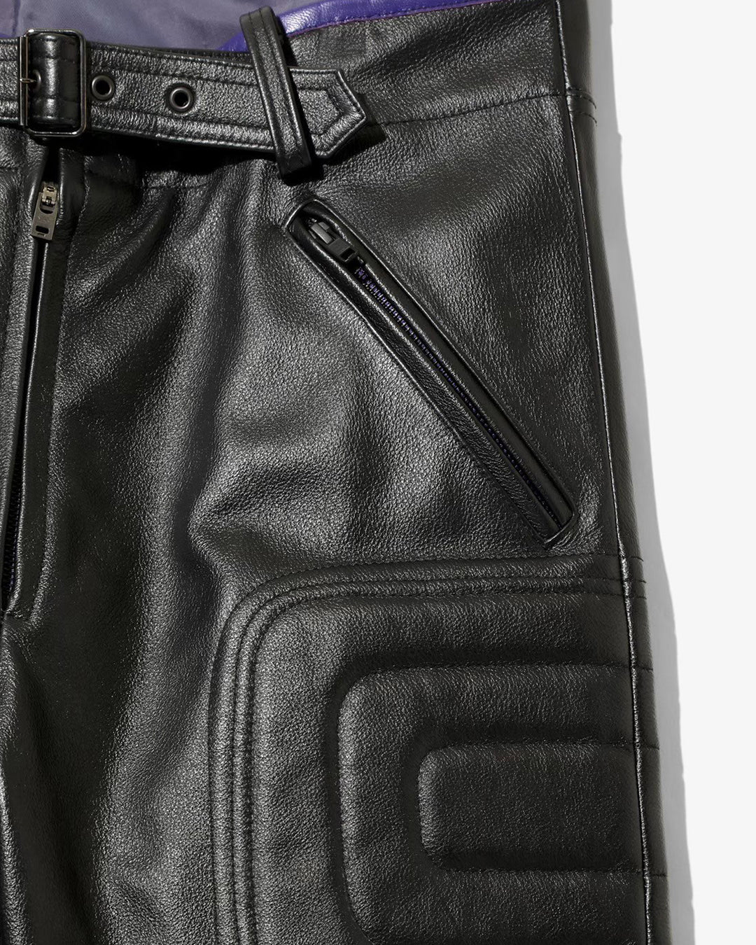 SHIDEN FW2024 MOTOR CYCLE PANT - COWHIDE LEATHER – PROSHOP