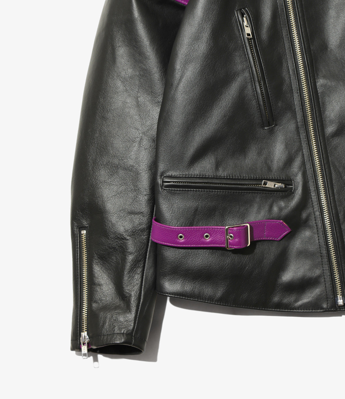 SHIDEN FW2026 MOTORCYCLE JACKET - COWHIDE LEATHER