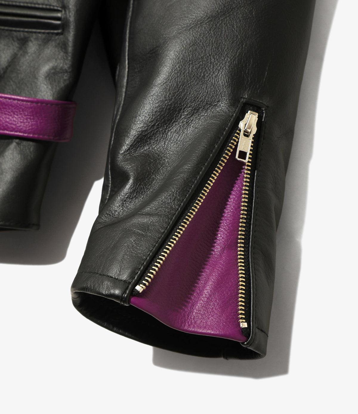 SHIDEN FW2026 MOTORCYCLE JACKET - COWHIDE LEATHER