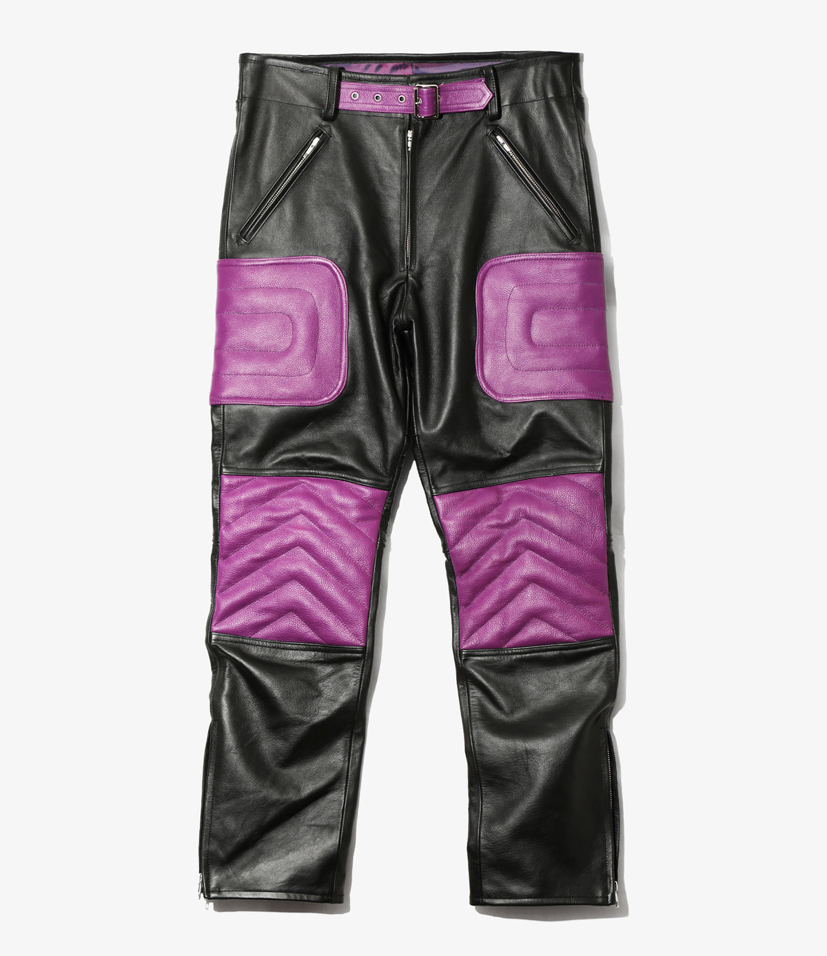 SHIDEN FW2026 MOTORCYCLE PANT - COWHIDE LEATHER