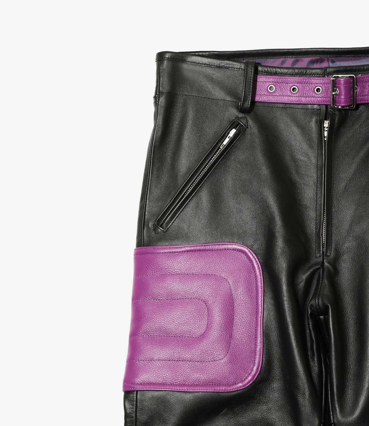 SHIDEN FW2026 MOTORCYCLE PANT - COWHIDE LEATHER
