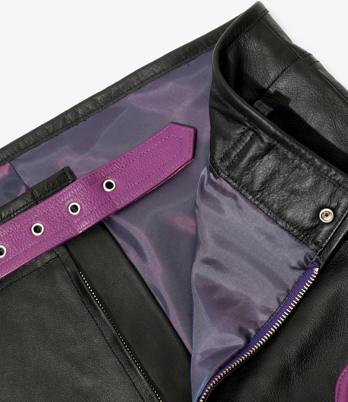 SHIDEN FW2026 MOTORCYCLE PANT - COWHIDE LEATHER