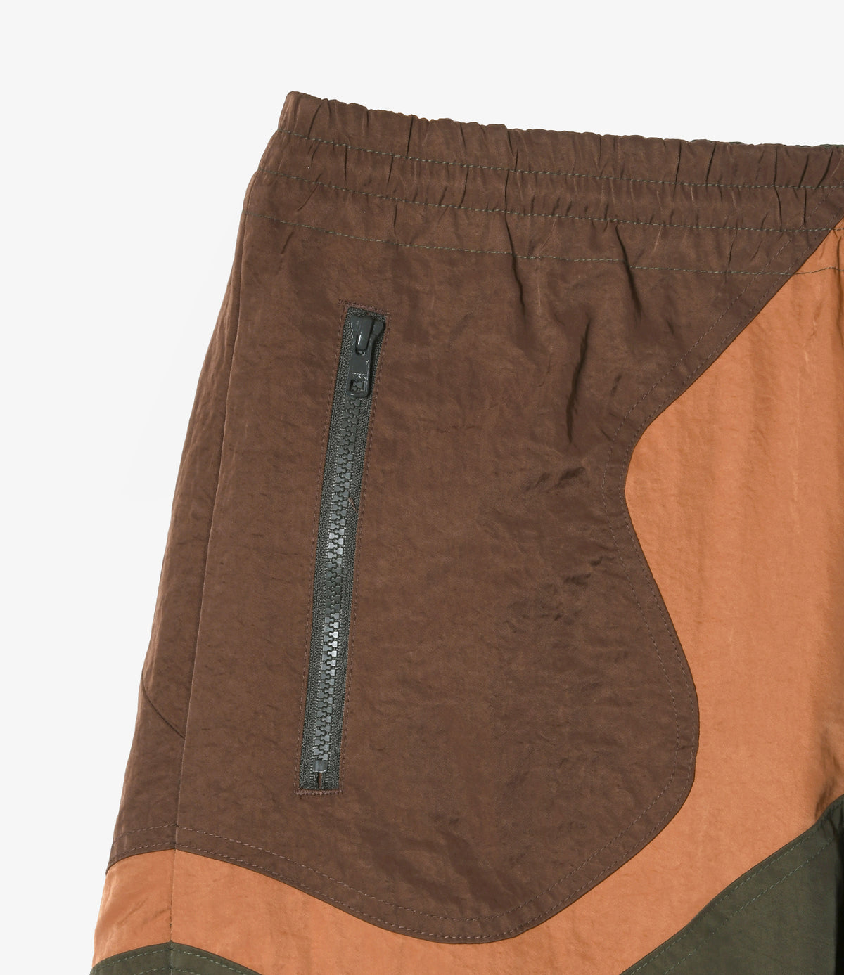 SHIDEN FW2026 MULTI COLOR STRING EASY PANT - NYLON SATIN
