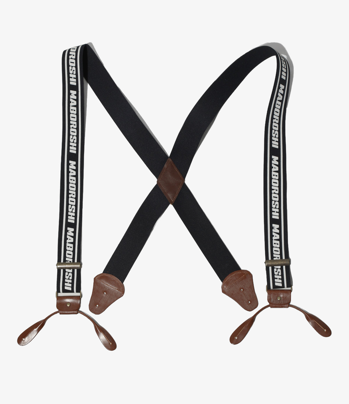 SHIDEN FW2026 SUSPENDERS - BRIDLE LEATHER