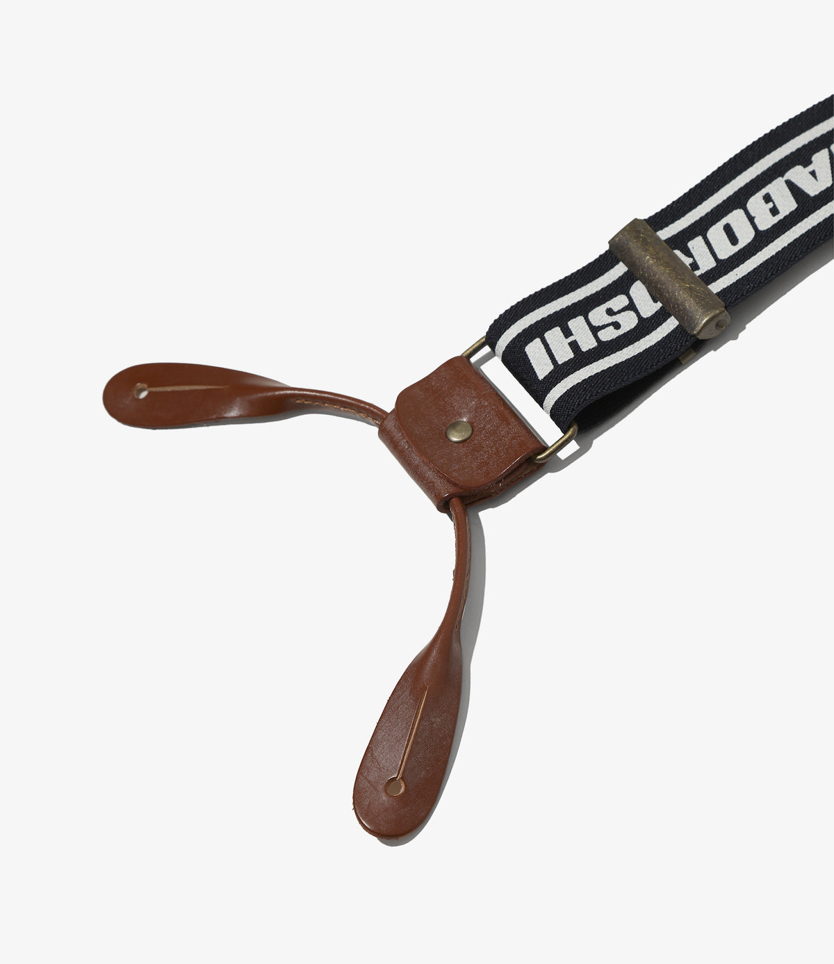 SHIDEN FW2026 SUSPENDERS - BRIDLE LEATHER