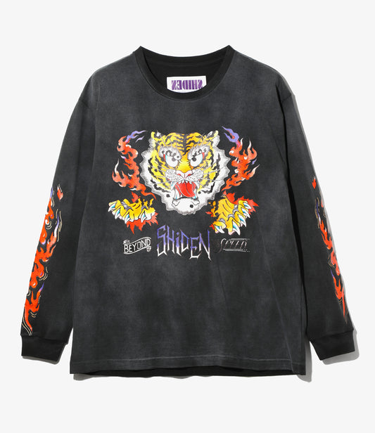 SHIDEN FW2026 L/S TEE - TIGER FADED