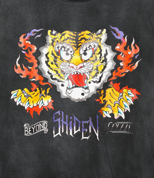 SHIDEN FW2026 L/S TEE - TIGER FADED