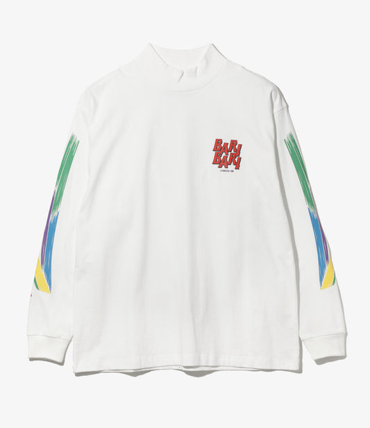 SHIDEN FW2026 L/S MOCK NECK TEE - BARI BARI
