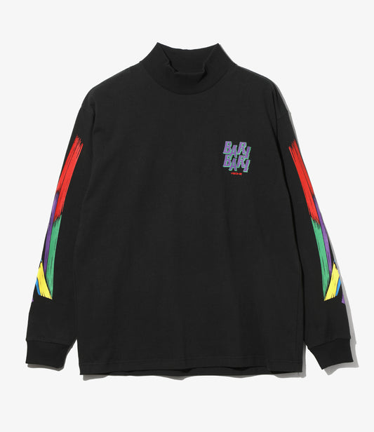 SHIDEN FW2026 L/S MOCK NECK TEE - BARI BARI