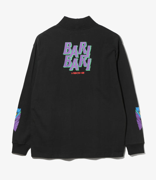SHIDEN FW2026 L/S MOCK NECK TEE - BARI BARI