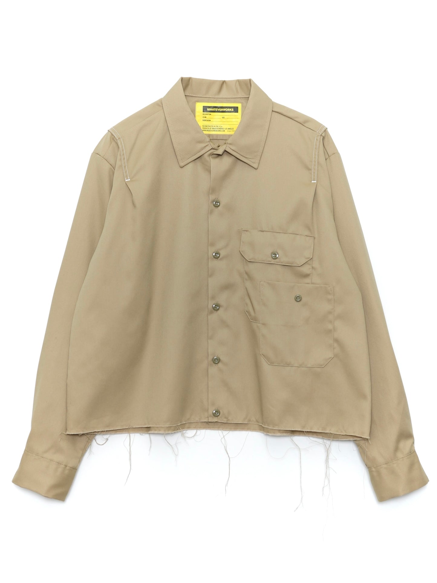 WHATEVERWORKS PLEATED SHIRT