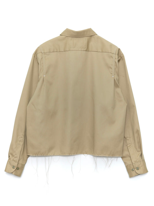 WHATEVERWORKS PLEATED SHIRT