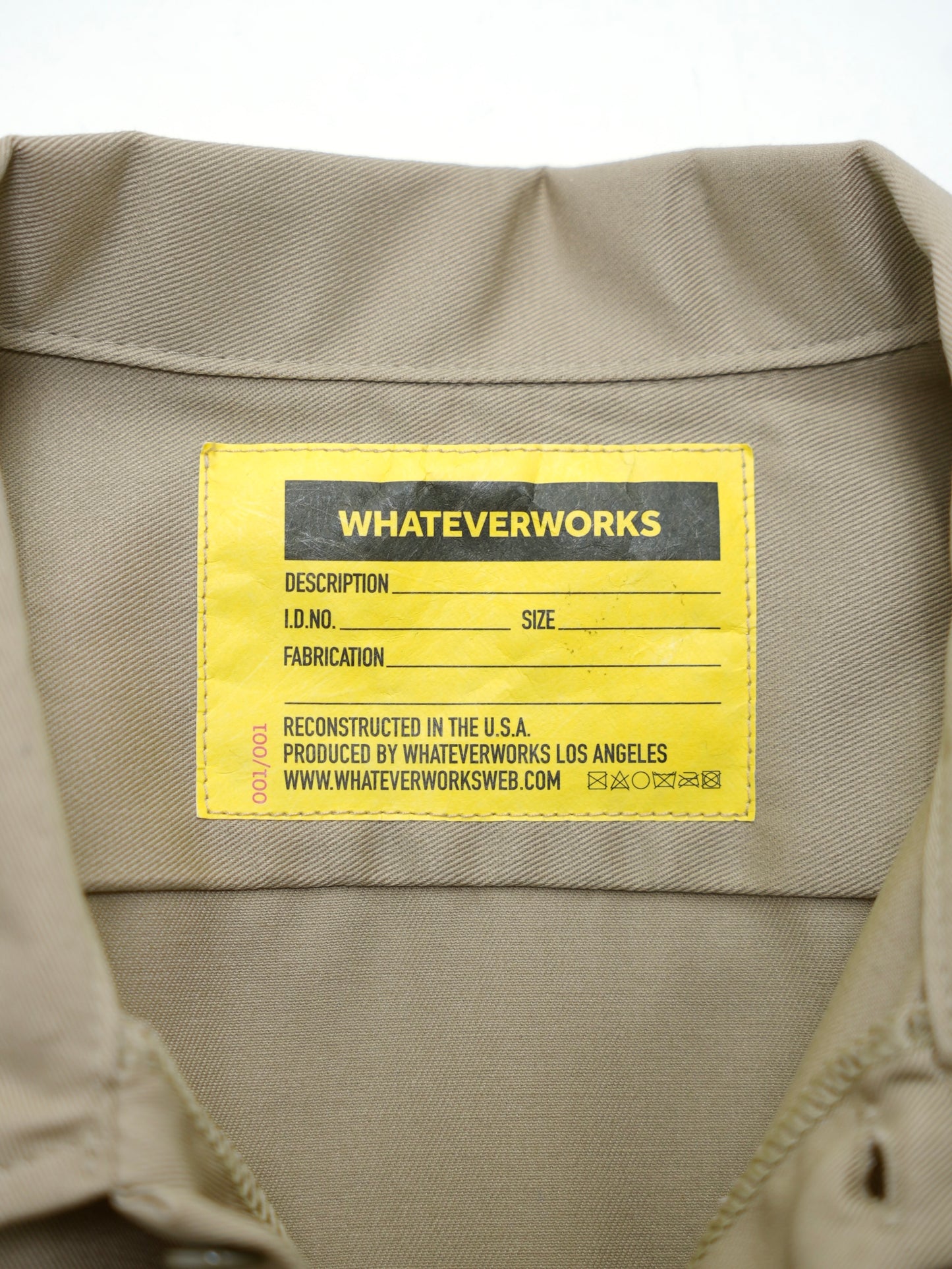 WHATEVERWORKS PLEATED SHIRT
