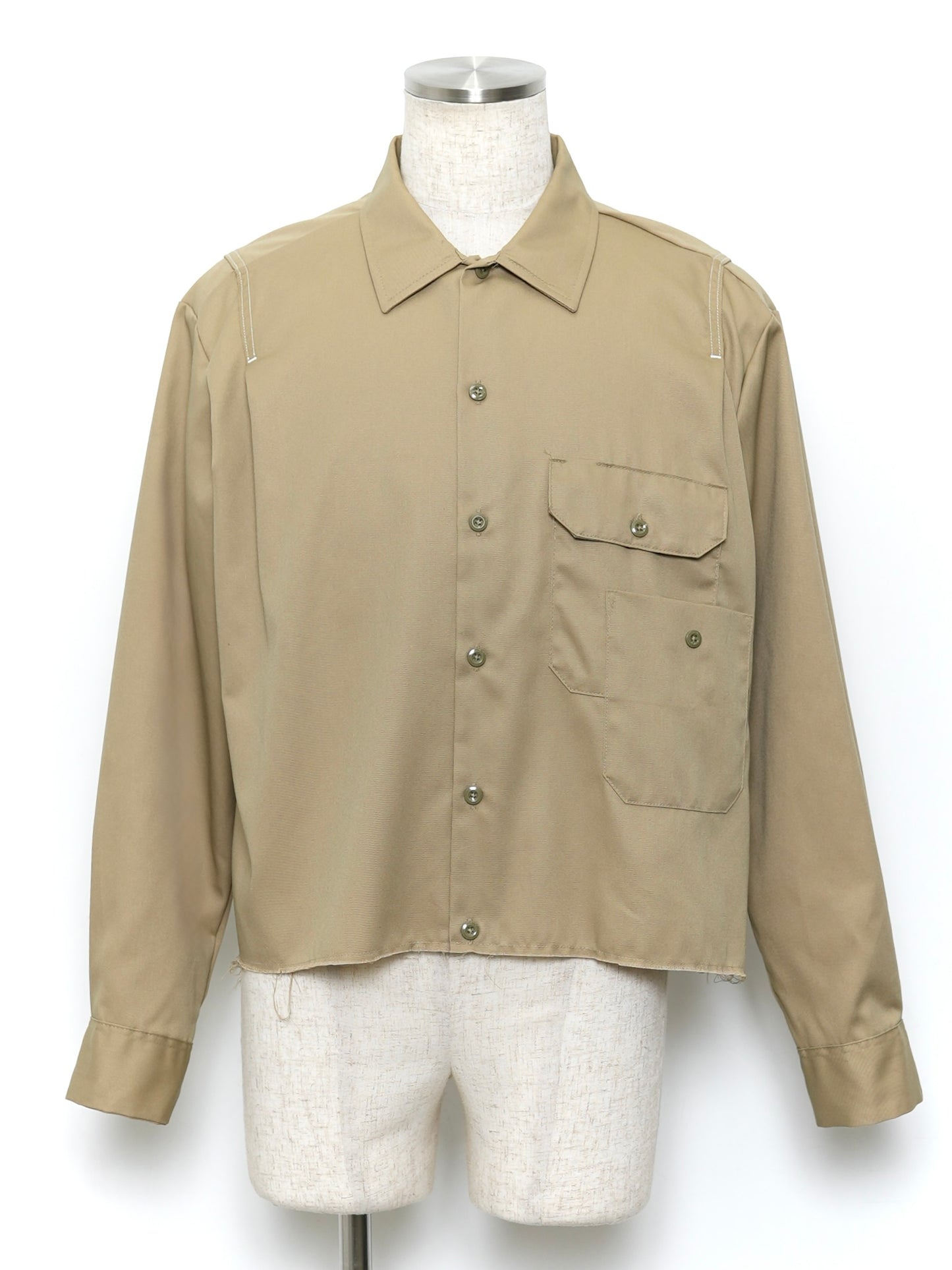 WHATEVERWORKS PLEATED SHIRT