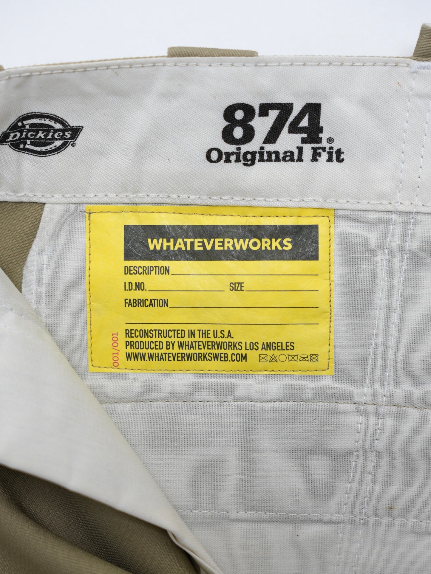WHATEVERWORKS RECONSTRUCTED MICRO SHORTS