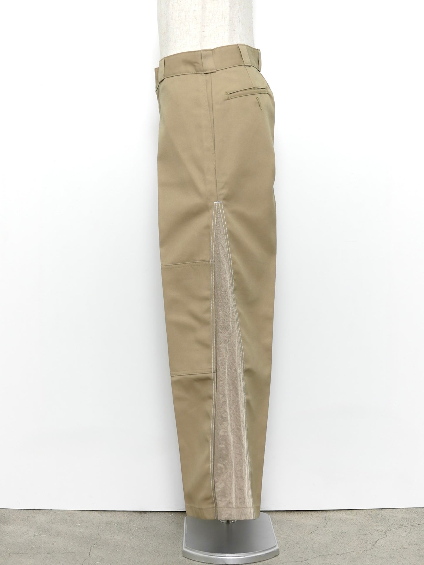 WHATEVERWORKS RECONSTRUCTED FLAIRED DOUBLE KNEE WORK PANTS