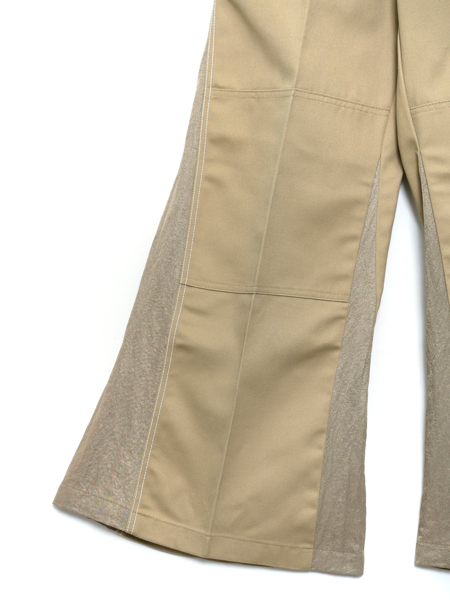 WHATEVERWORKS RECONSTRUCTED FLAIRED DOUBLE KNEE WORK PANTS