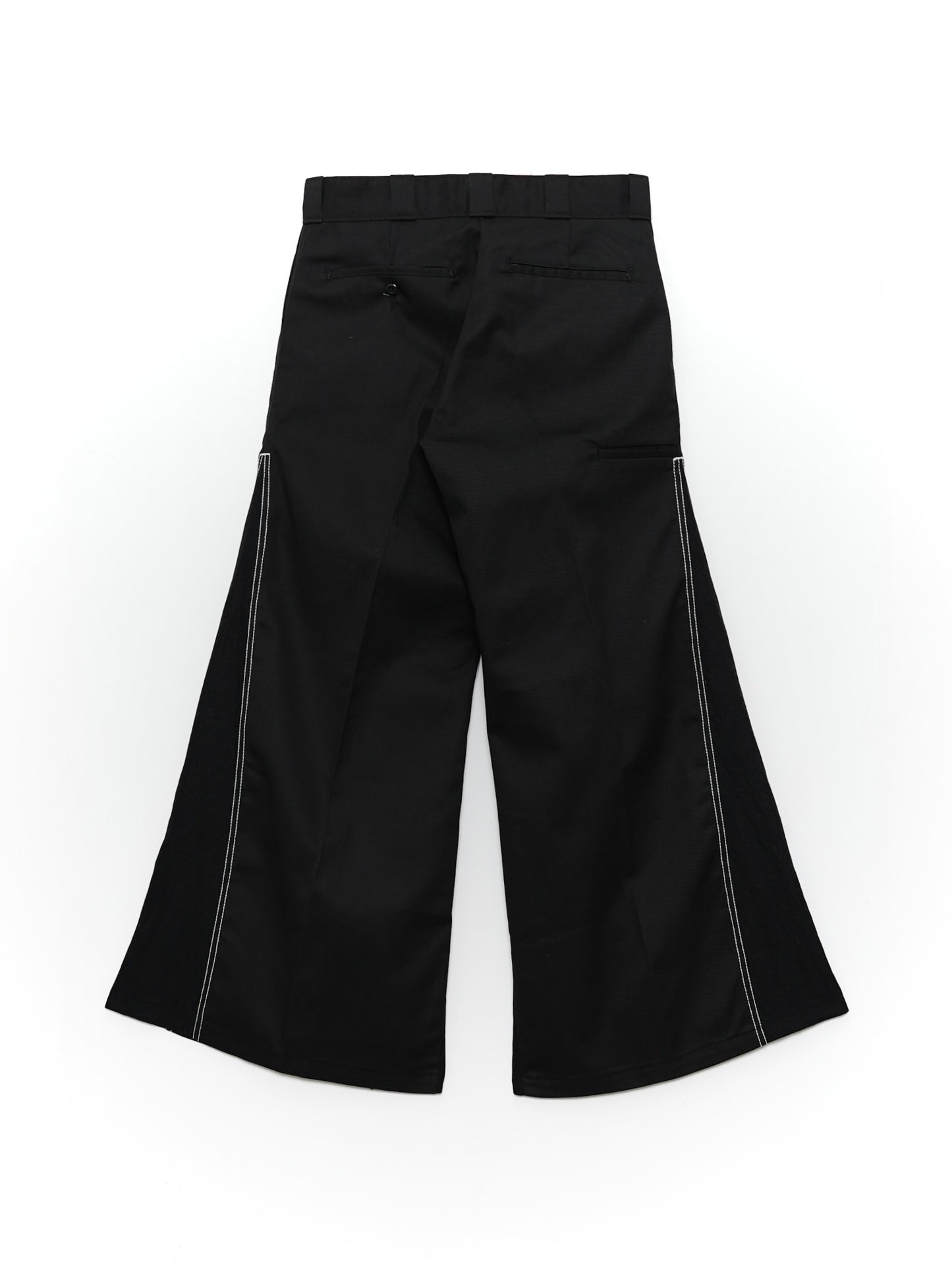WHATEVERWORKS RECONSTRUCTED FLAIRED DOUBLE KNEE WORK PANTS