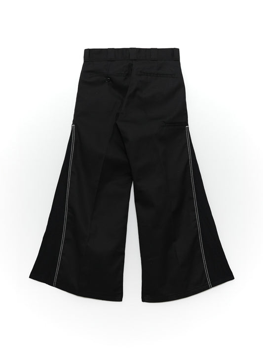 WHATEVERWORKS RECONSTRUCTED FLAIRED DOUBLE KNEE WORK PANTS