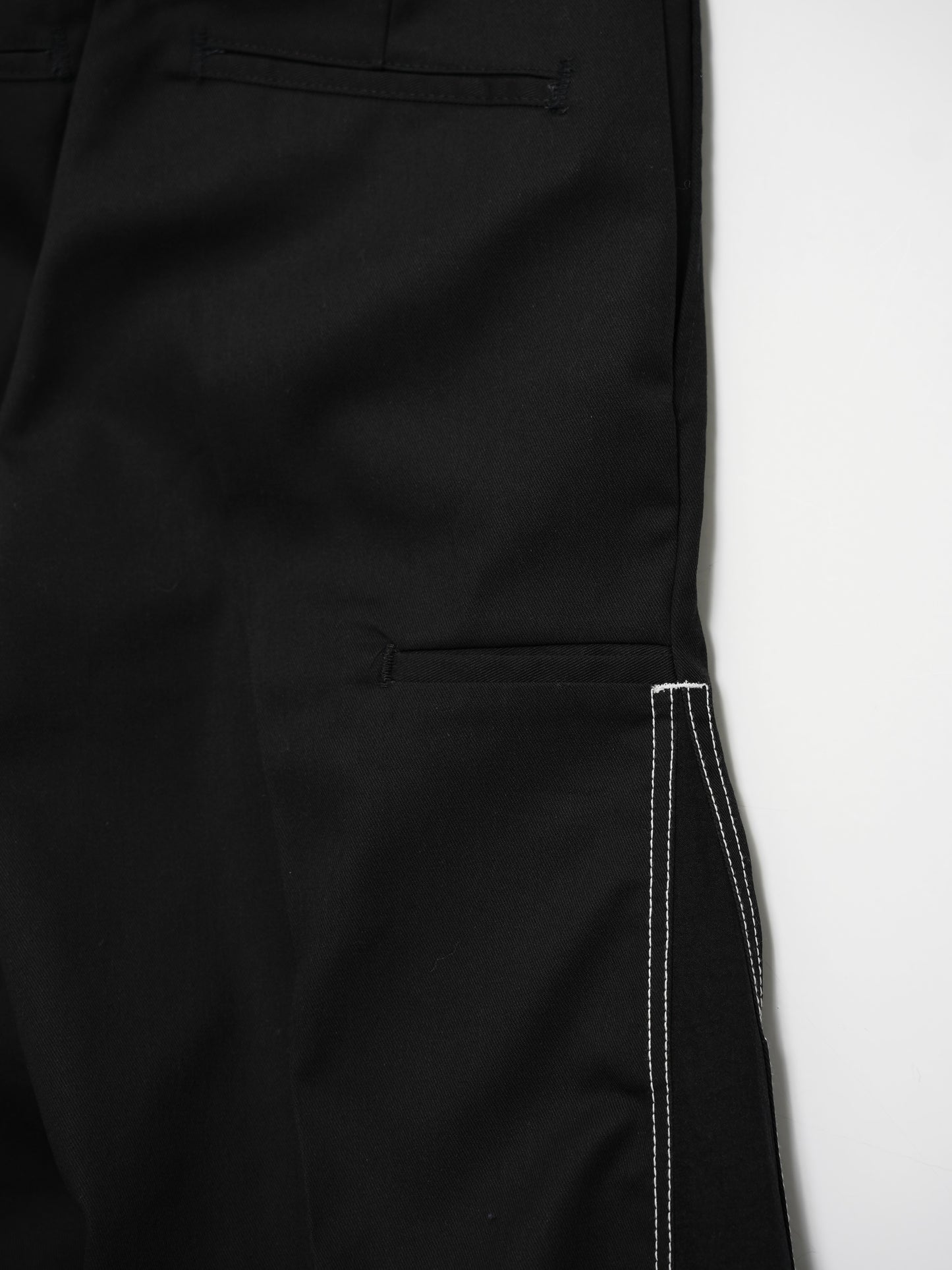 WHATEVERWORKS RECONSTRUCTED FLAIRED DOUBLE KNEE WORK PANTS