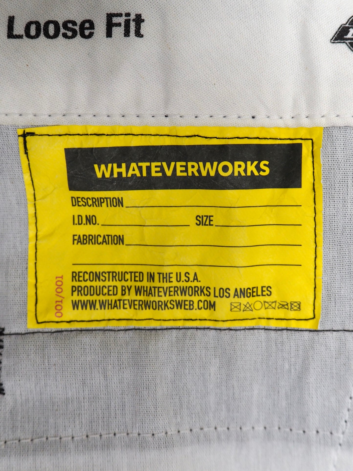 WHATEVERWORKS RECONSTRUCTED WORK SKIRT