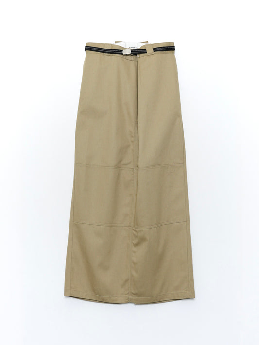 WHATEVERWORKS RECONSTRUCTED WORK SKIRT LONG