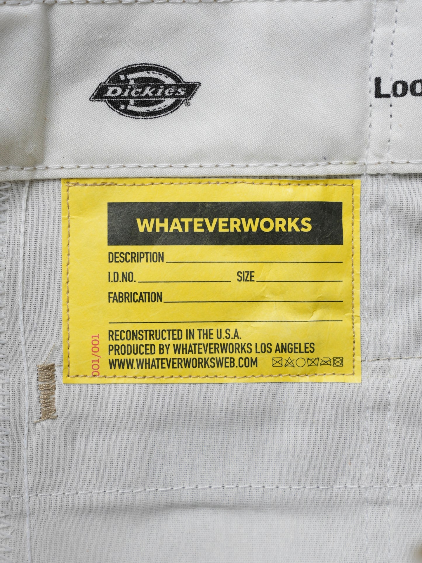 WHATEVERWORKS RECONSTRUCTED WORK SKIRT LONG