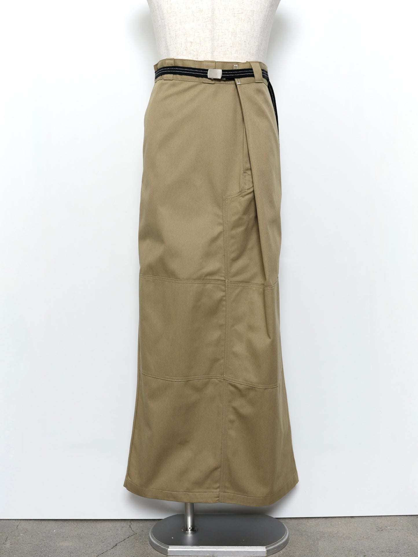 WHATEVERWORKS RECONSTRUCTED WORK SKIRT LONG