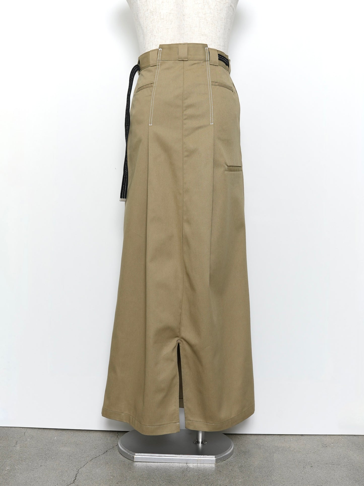 WHATEVERWORKS RECONSTRUCTED WORK SKIRT LONG