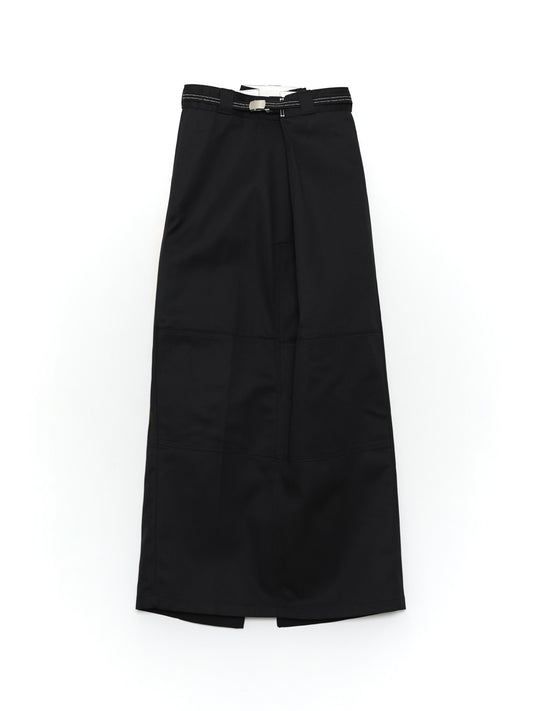 WHATEVERWORKS RECONSTRUCTED WORK SKIRT LONG