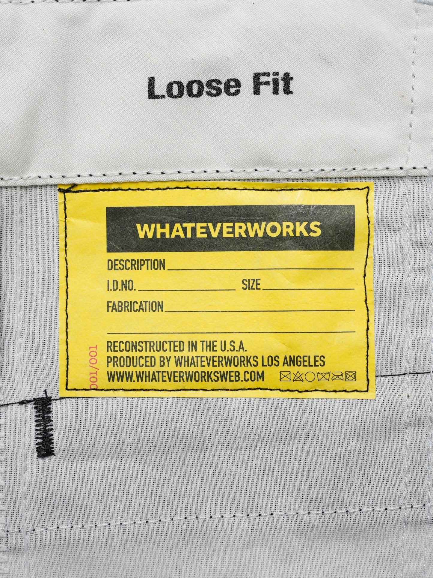 WHATEVERWORKS RECONSTRUCTED WORK SKIRT LONG