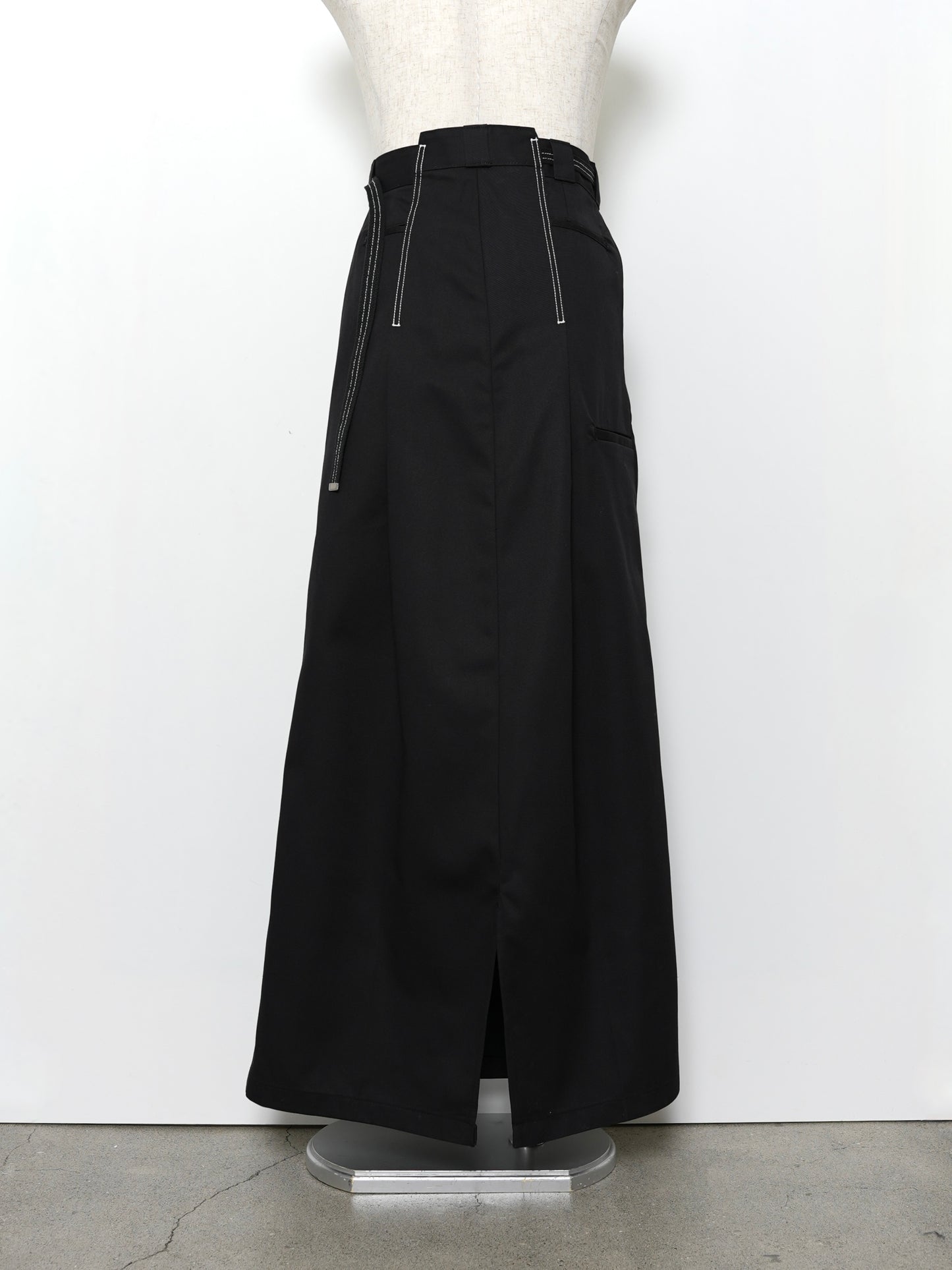 WHATEVERWORKS RECONSTRUCTED WORK SKIRT LONG