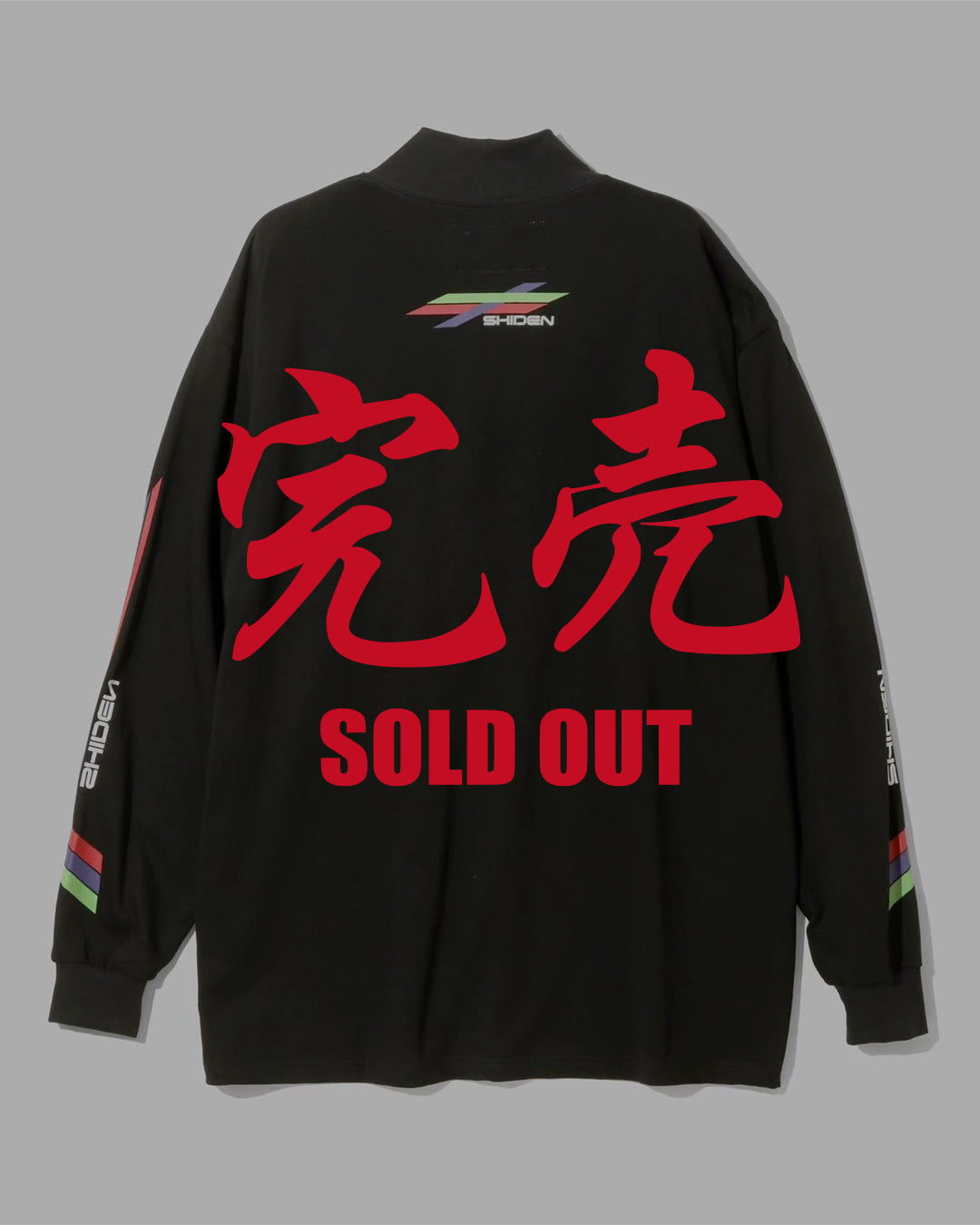 SHIDEN L/S HIGH NECK TEE - SHIDEN